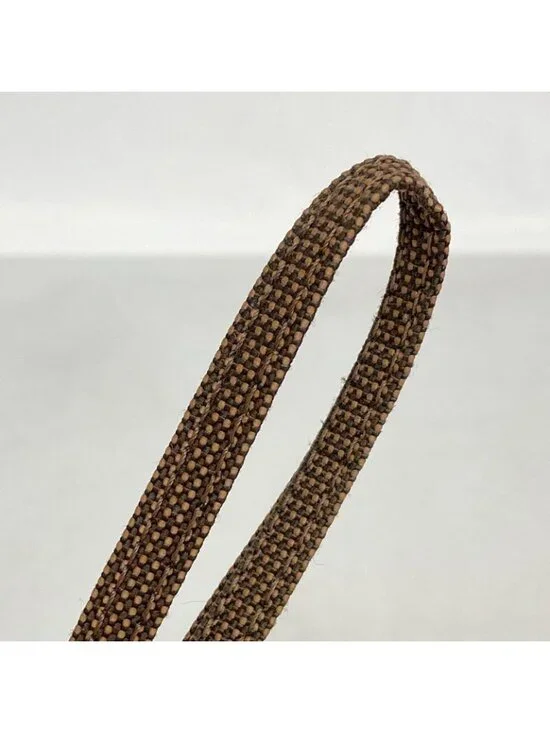 Hermes Shoulder Bag Her Line Pochette Canvas Brown - Picture 7 of 8